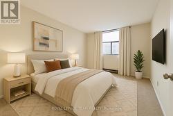 Master bedroom staged -