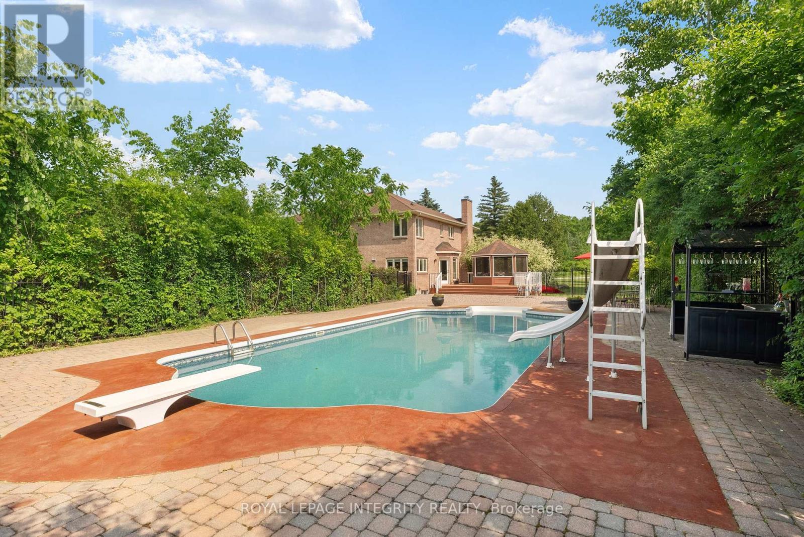 22 Marchbrook Circle, Ottawa, ON - Outdoor With In Ground Pool