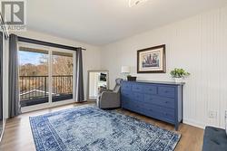 Primary bedroom access to private balcony -