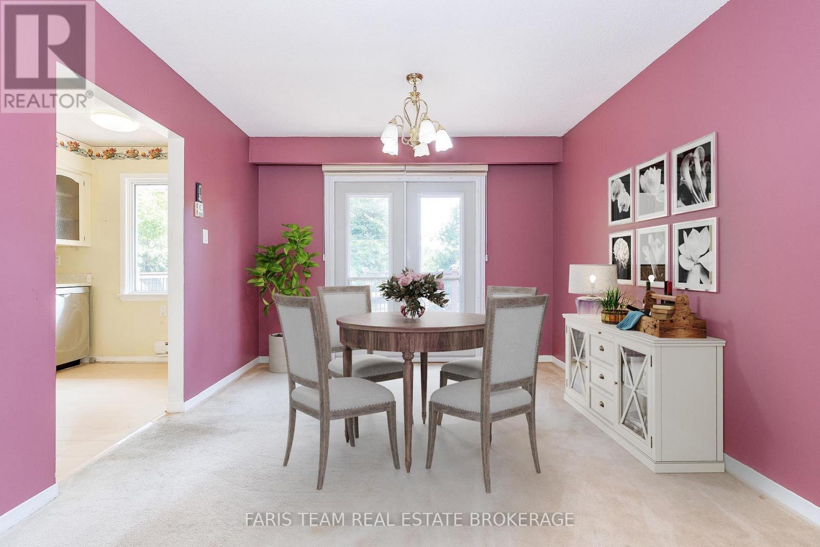 2597 George Johnston Road, Springwater, ON - Indoor Photo Showing Dining Room