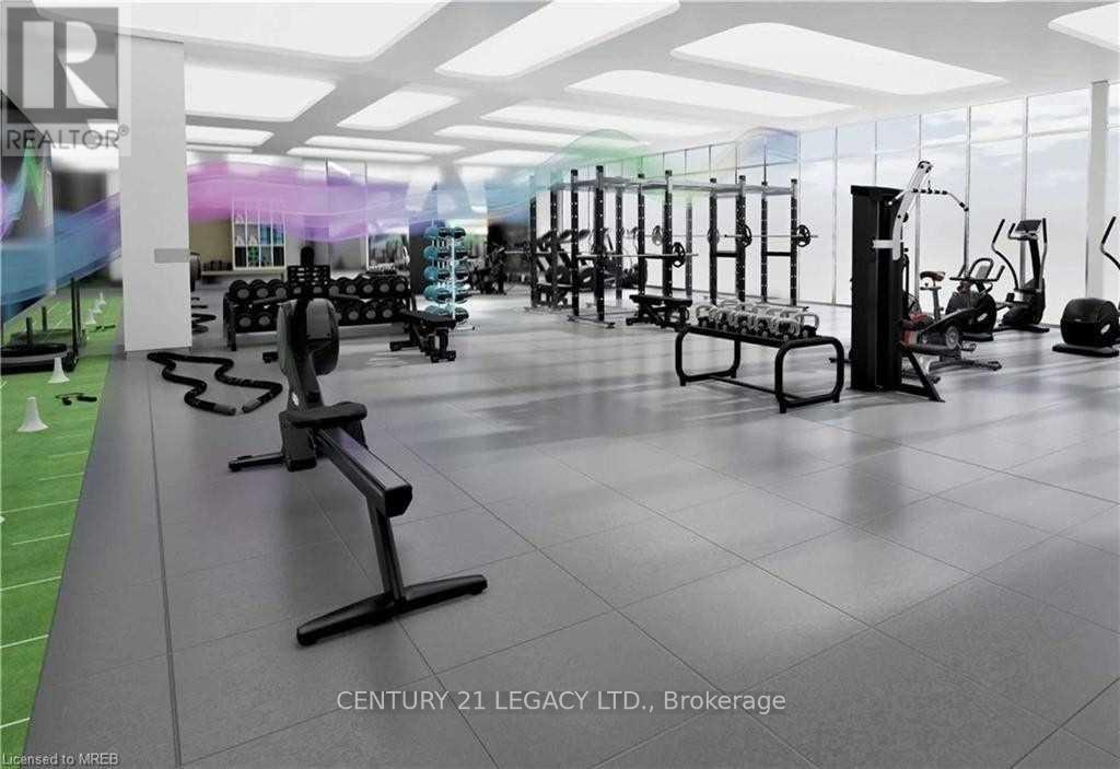 B1002 - 3200 Dakota Common, Burlington, ON - Indoor Photo Showing Gym Room