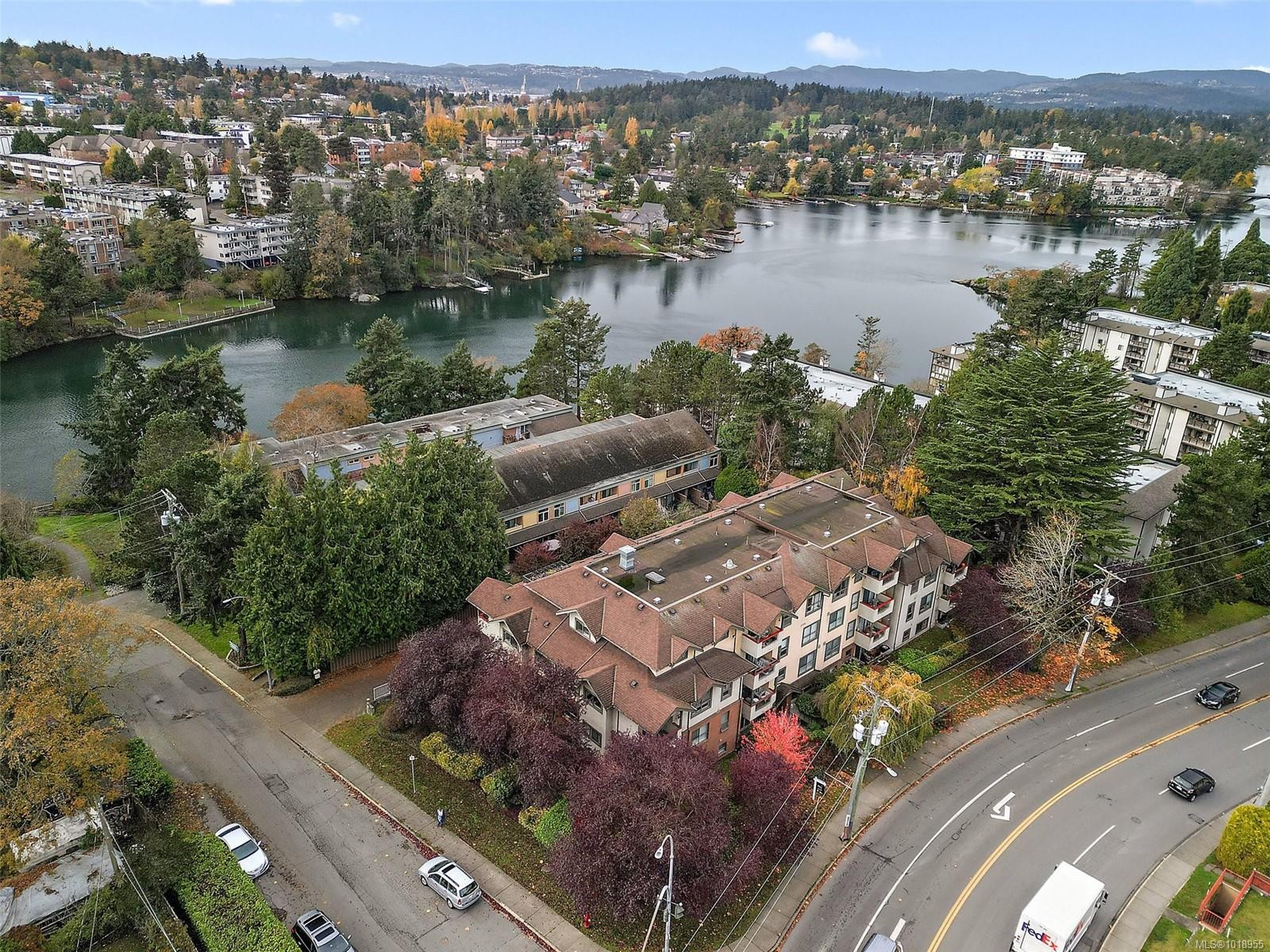 202-7 Gorge Rd West, Saanich, BC - Outdoor With Body Of Water With View
