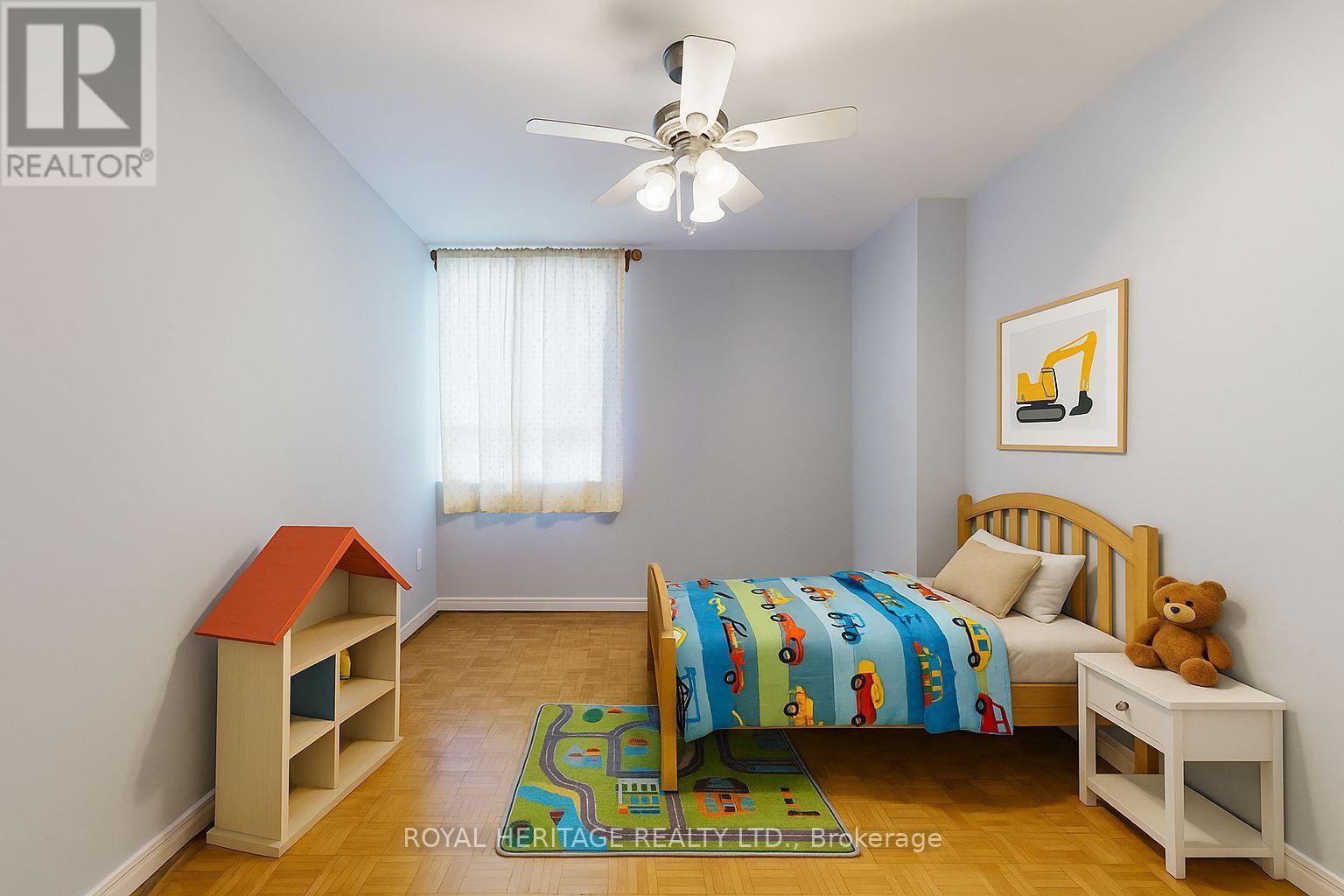 Virtually Staged - 301 - 3 Massey Square, Toronto, ON - Indoor Photo Showing Bedroom