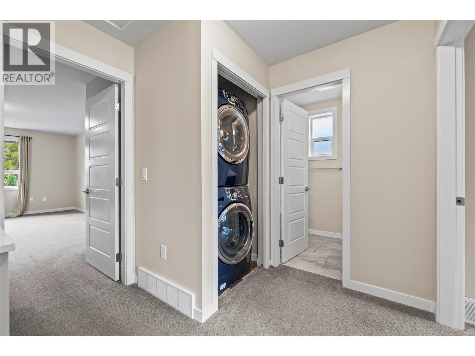 Laundry & Second Bathroom - 680 Old Meadows Road Unit# 86, Kelowna, BC - Indoor Photo Showing Laundry Room