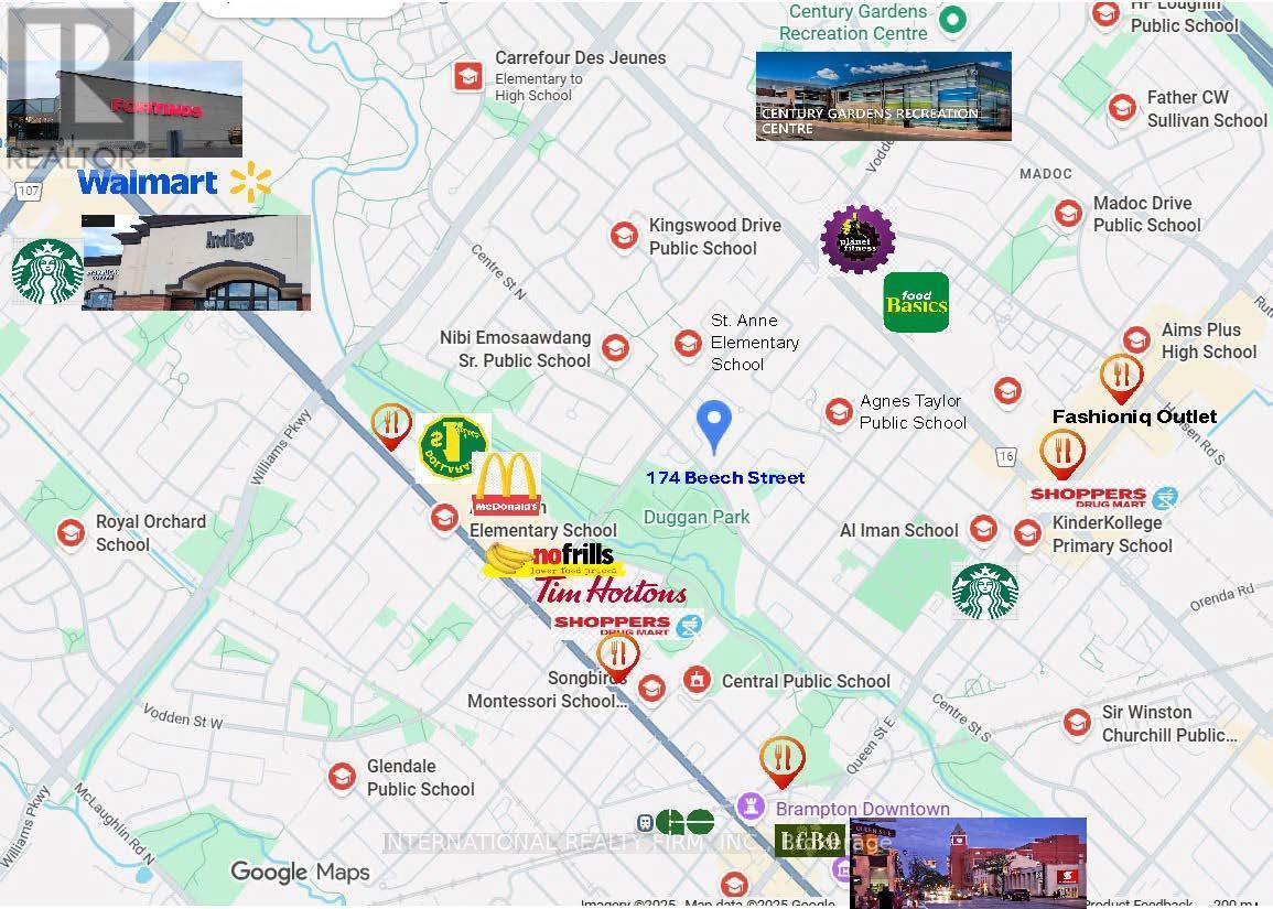 Community Map - 174 Beech Street, Brampton, ON - Other