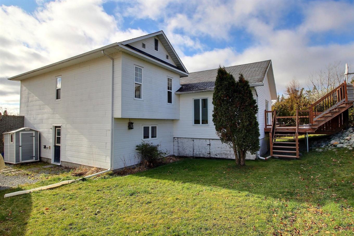 Back facade - 13 Rue Desjardins, Rouyn-Noranda, QC - Outdoor With Exterior