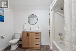 Updated downstairs bathroom -