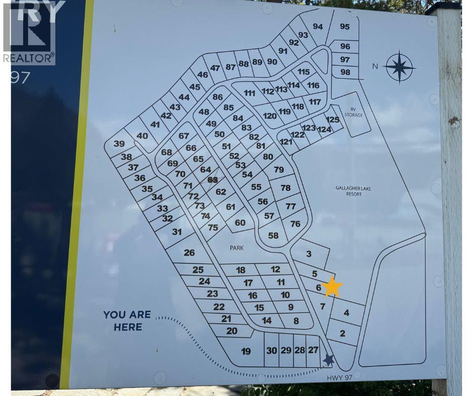 Location in park marked by star - 8487 Highway 97 Highway Unit# 6, Oliver, BC