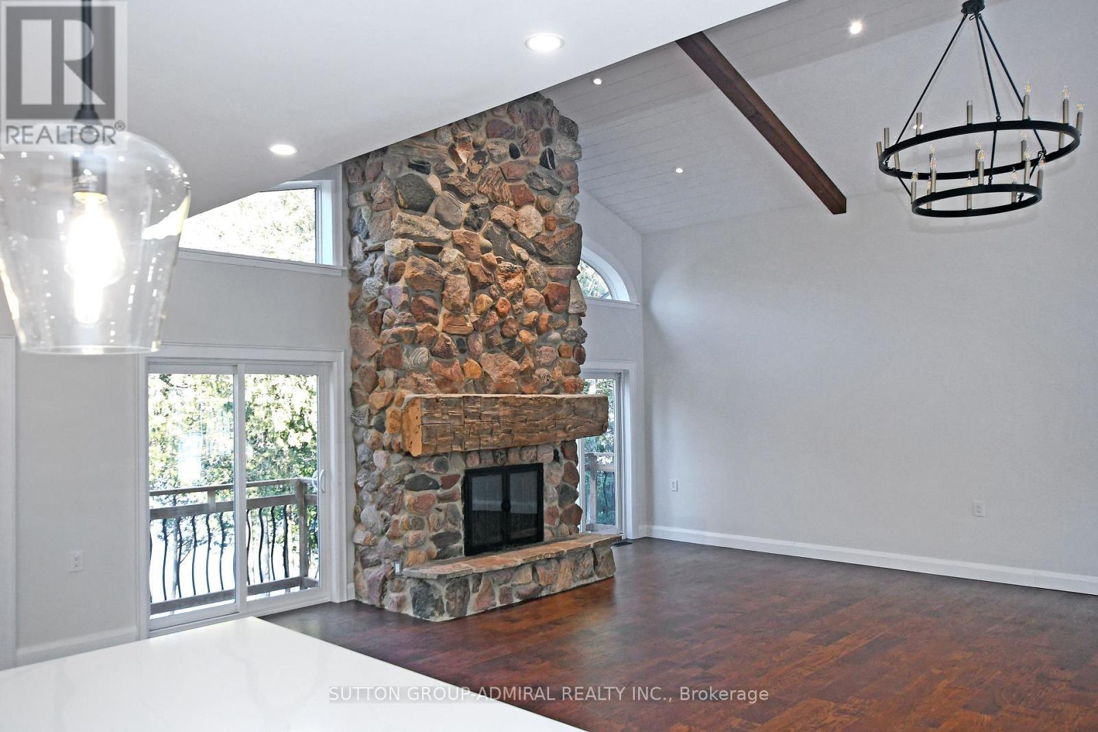 308 Indian Point Road, Kawartha Lakes, ON - Indoor With Fireplace