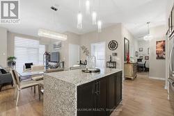 Upgraded Stone Countertops with Waterfall Edges -