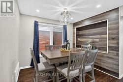 Dining Room w/ Large Window and Custom Built in -