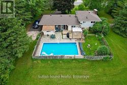 Shot of House from above -