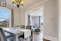 Separate dining room -