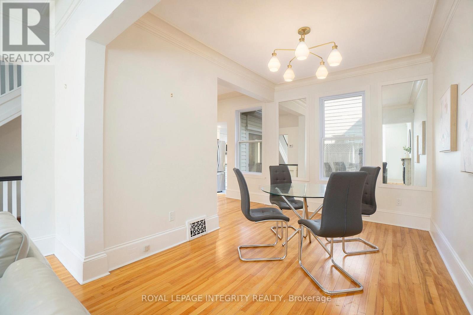 Hardwood flooring throughout - 115 Springhurst Avenue, Ottawa, ON - Indoor Photo Showing Dining Room