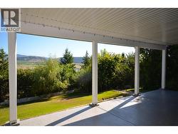 Large covered patio -