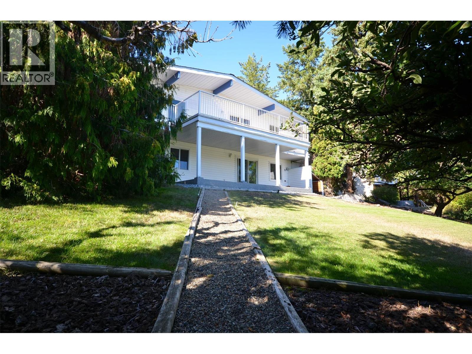 Looking back - 6609 Southwind Road, Vernon, BC - Outdoor With Deck Patio Veranda