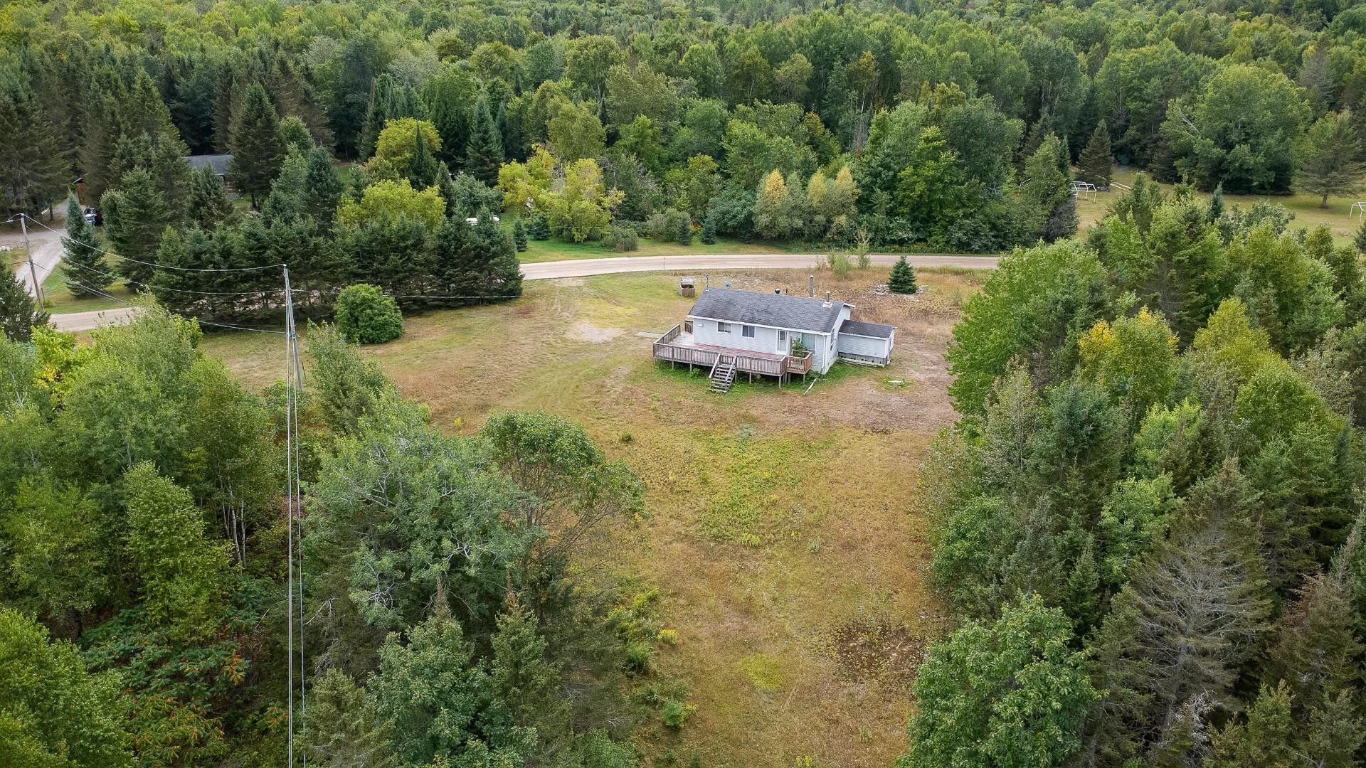 Aerial View - 211 Ch. Stephens, Otter Lake, QC - Outdoor With View