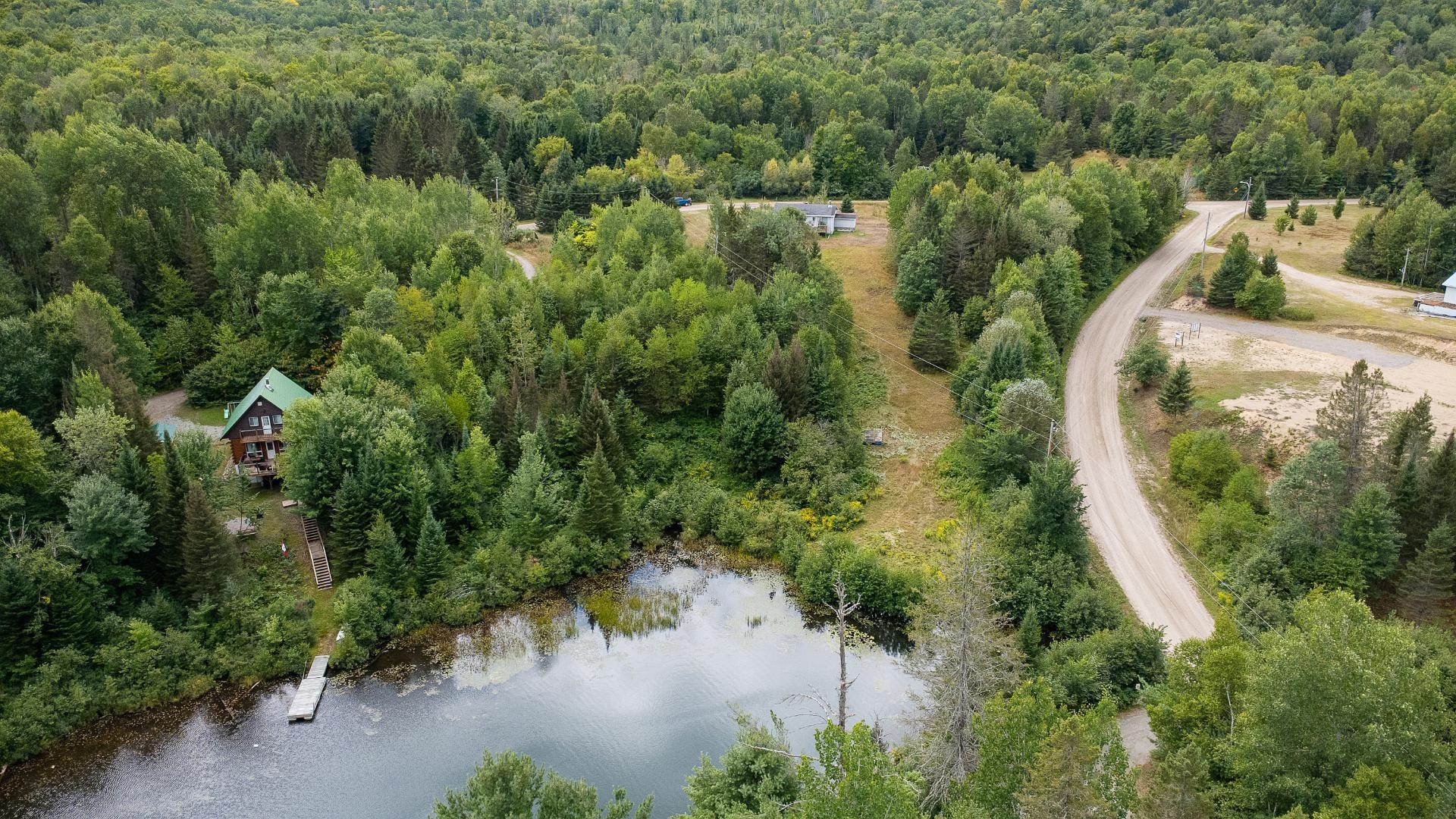 Aerial View - 211 Ch. Stephens, Otter Lake, QC - Outdoor With Body Of Water With View