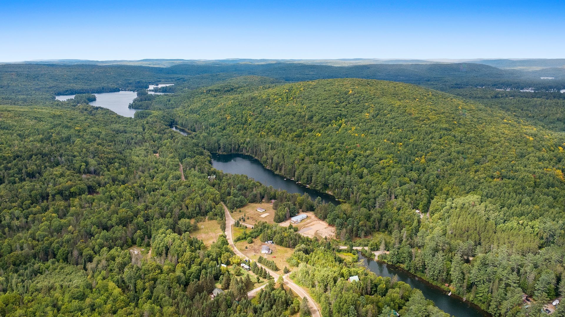 Aerial View - 211 Ch. Stephens, Otter Lake, QC - Outdoor With View