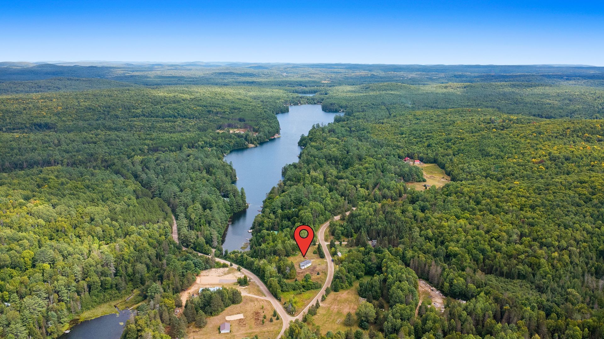 Aerial View - 211 Ch. Stephens, Otter Lake, QC - Outdoor With View