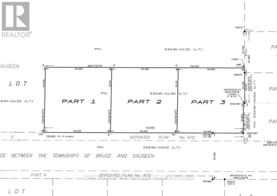 3 Lots Available - Pt 2 Pt Lt 8 Bruce Saugeen Townline, Saugeen Shores, ON