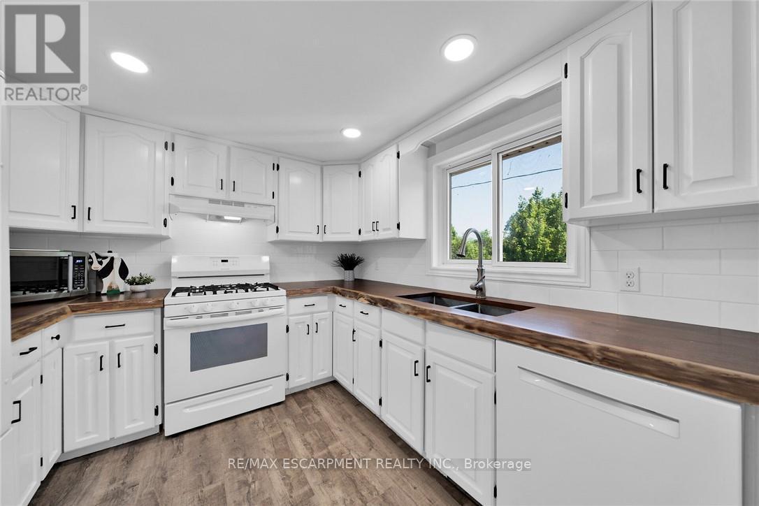 1896 River Road, Haldimand, ON - Indoor Photo Showing Kitchen With Double Sink