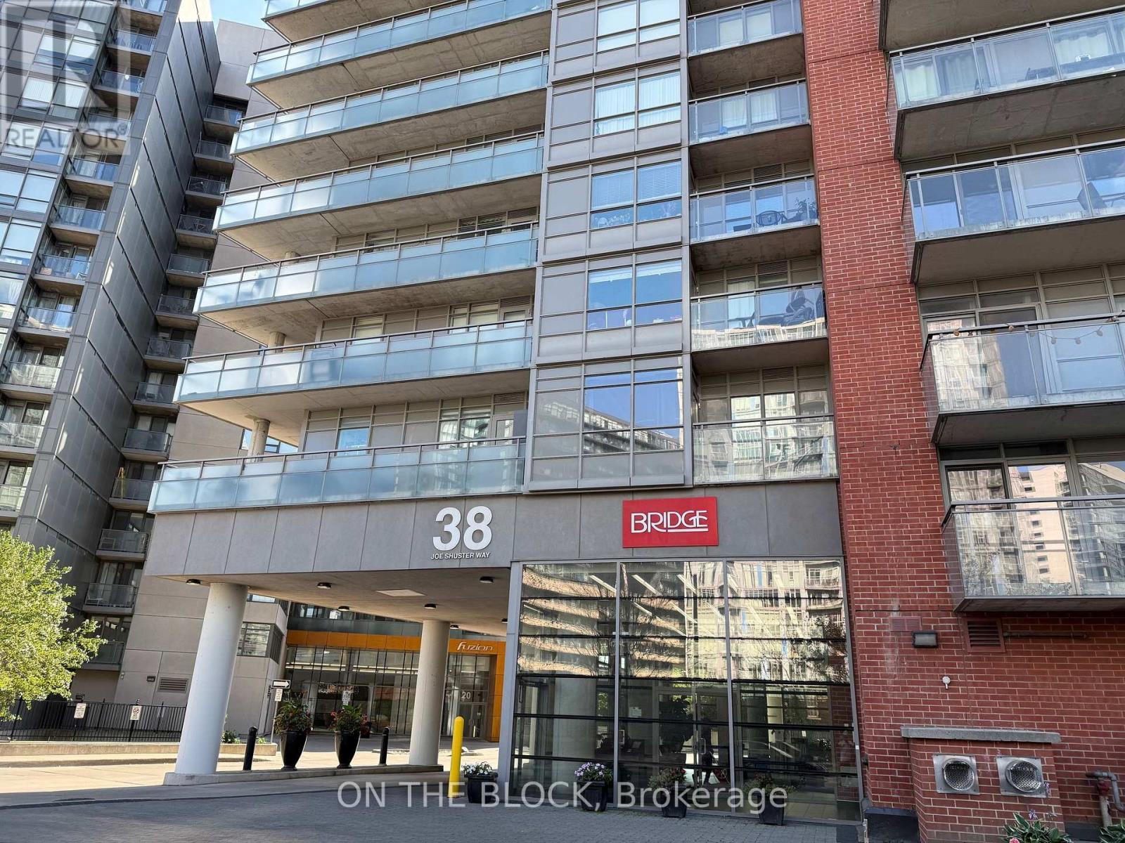 302 - 38 Joe Shuster Way, Toronto, ON - Outdoor With Balcony