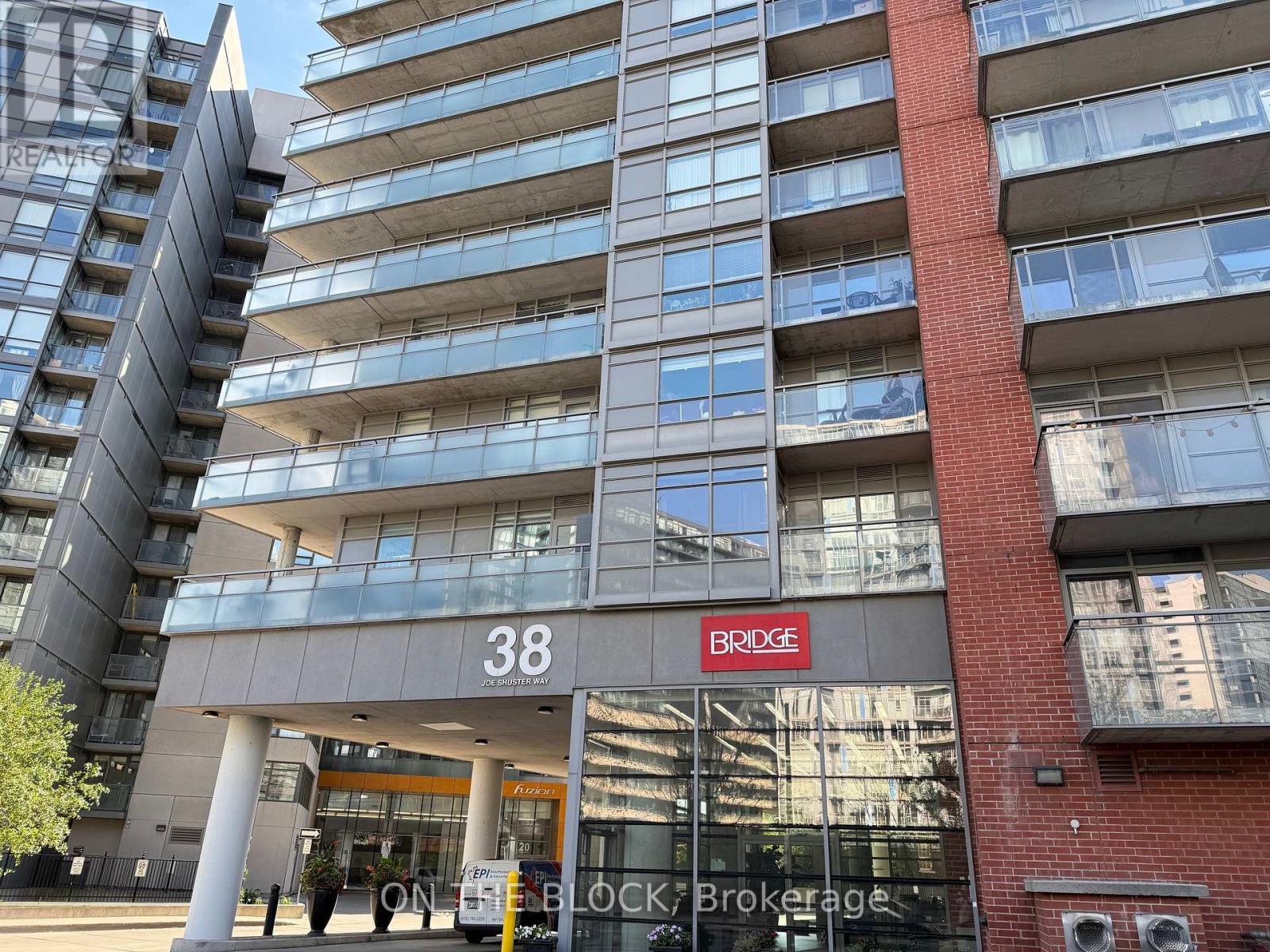 302 - 38 Joe Shuster Way, Toronto, ON - Outdoor With Balcony