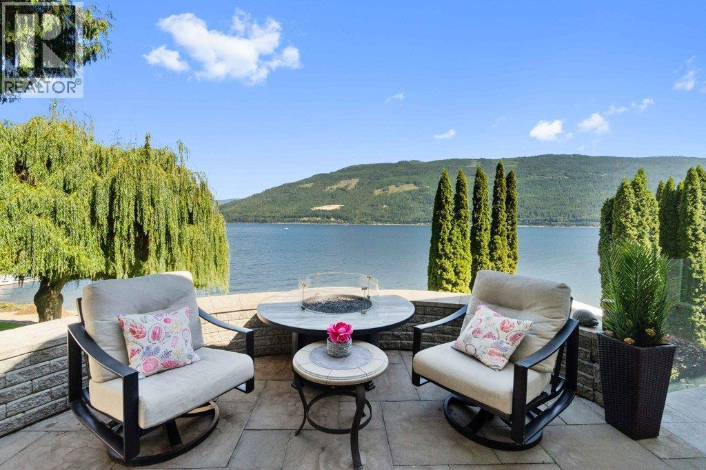 4842 Sunnybrae Canoe Point Road, Tappen, BC - Outdoor With Body Of Water With Deck Patio Veranda With View