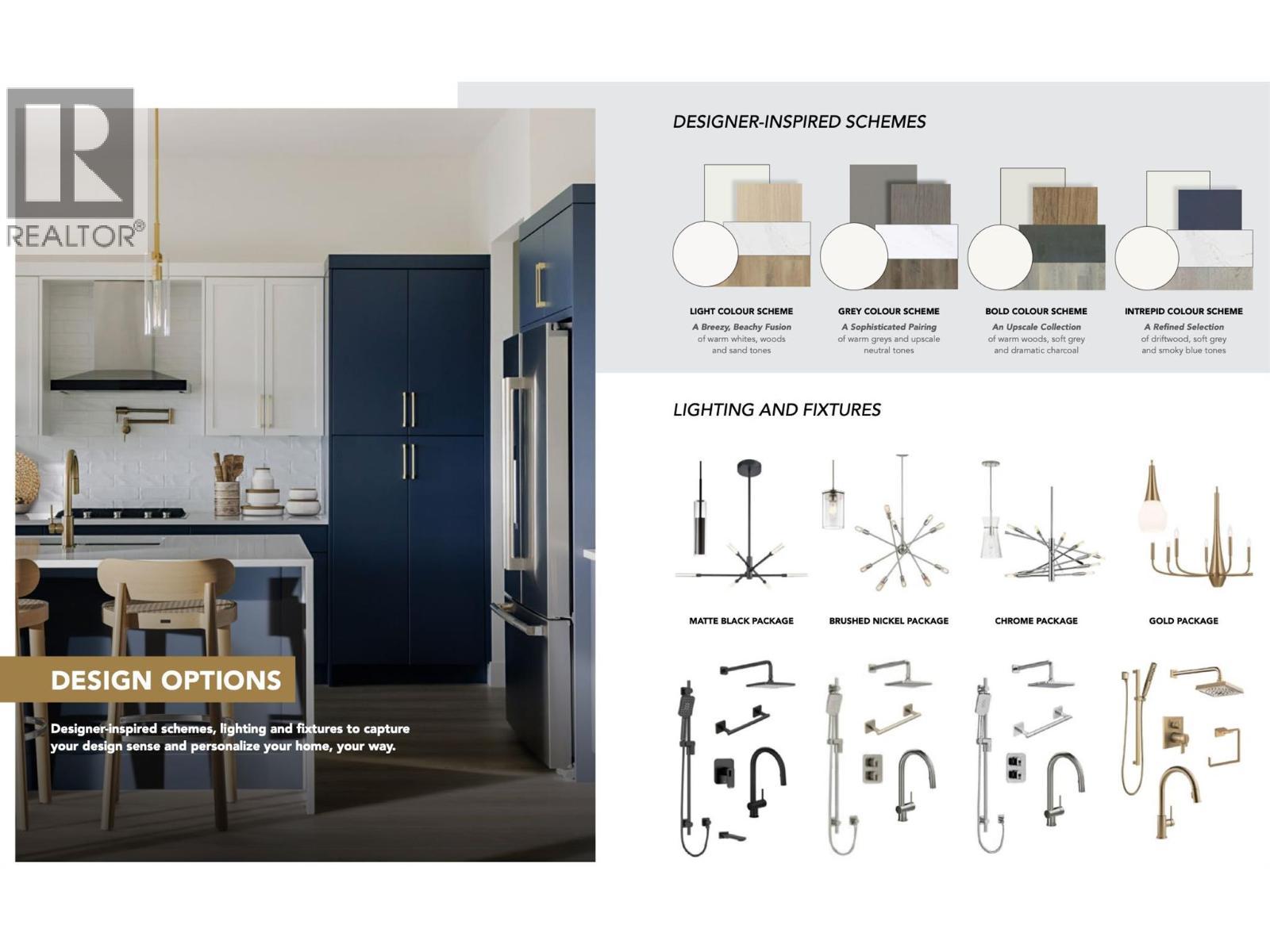 Intrepid colour scheme selected with black fixtures - 4075 Sunstone Street, West Kelowna, BC - Other