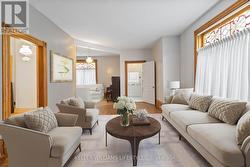 Room is virtually staged -