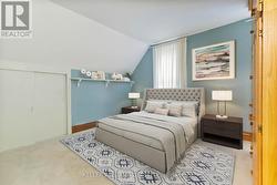 Room is virtually staged -