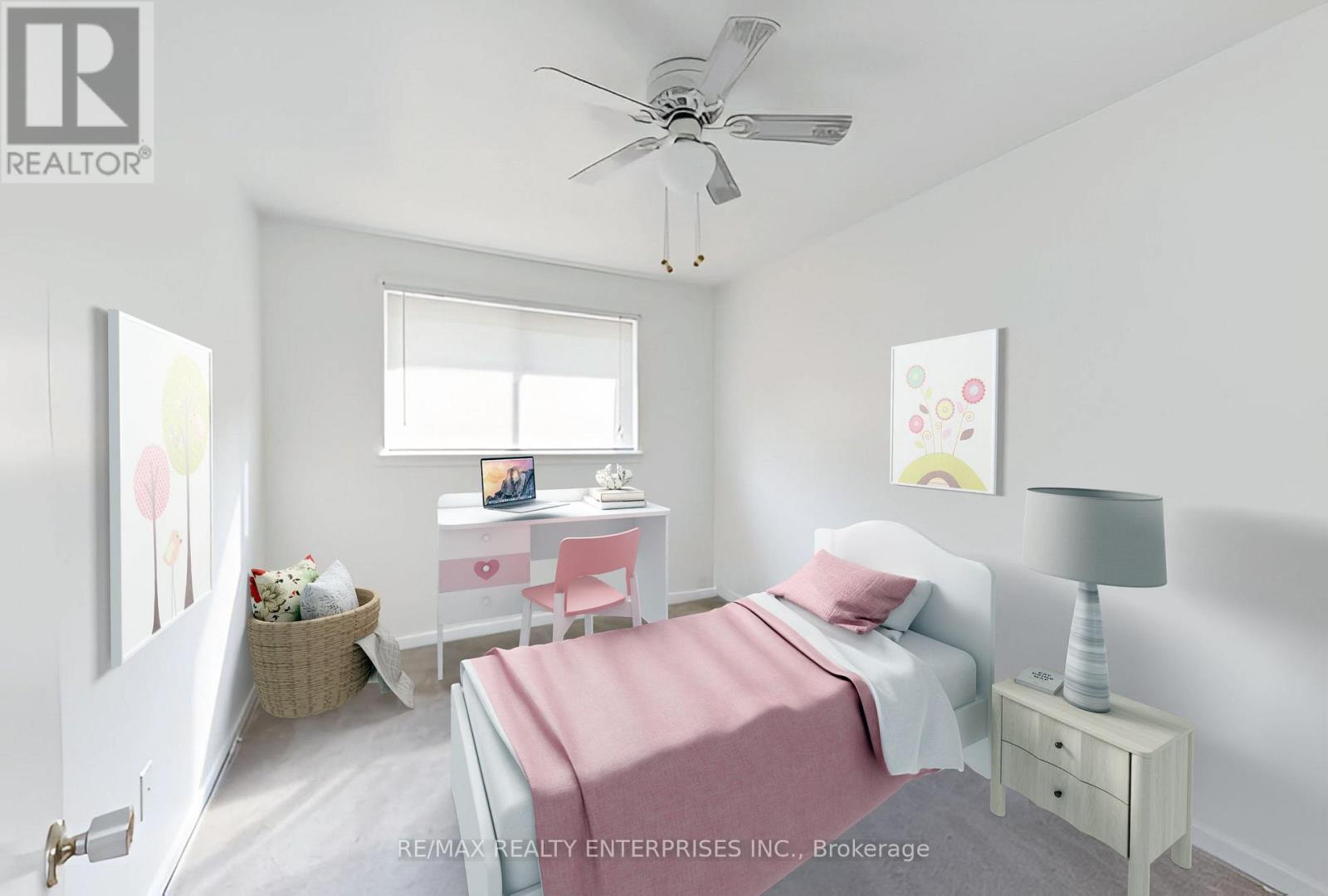 Virtually Staged - 1731 Sandgate Crescent, Mississauga, ON - Indoor Photo Showing Bedroom