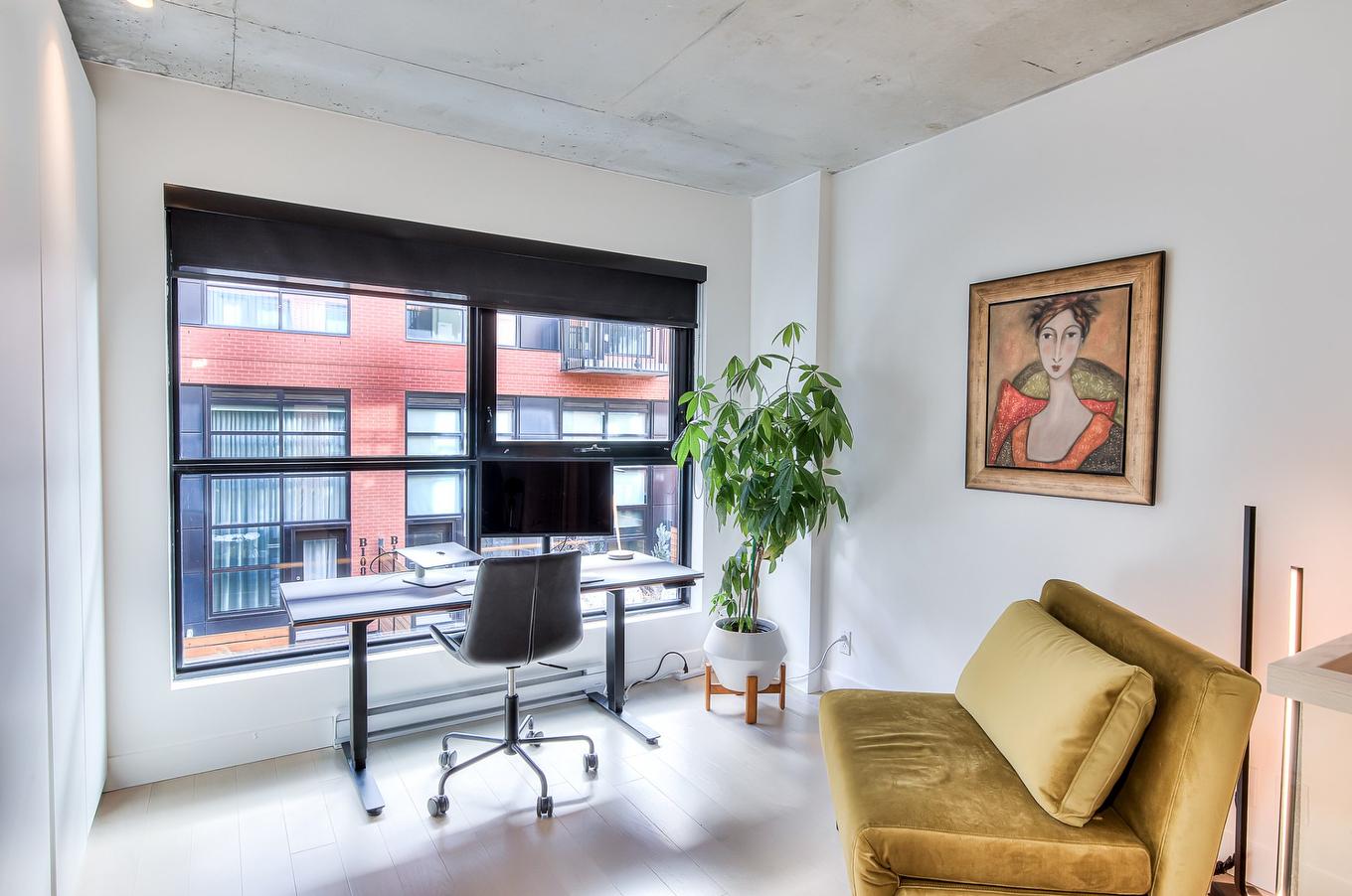 Chambre à coucher - A104-2615 Rue Augustin-Cantin, Montréal (Le Sud-Ouest), QC - Indoor Photo Showing Office