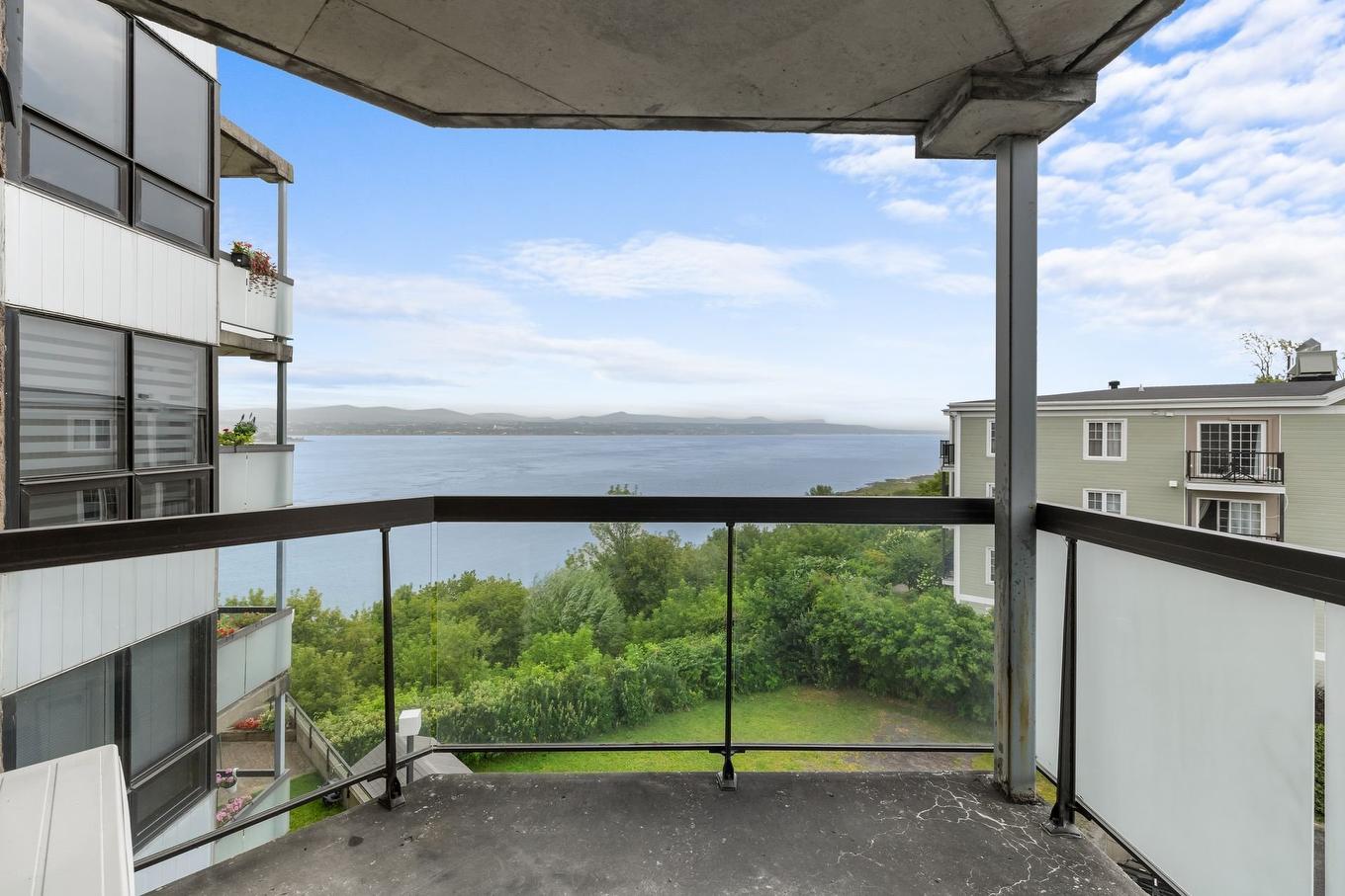 Balcony - 405-6545 Rue St-Laurent, Lévis (Desjardins), QC - Outdoor With Body Of Water With Exterior