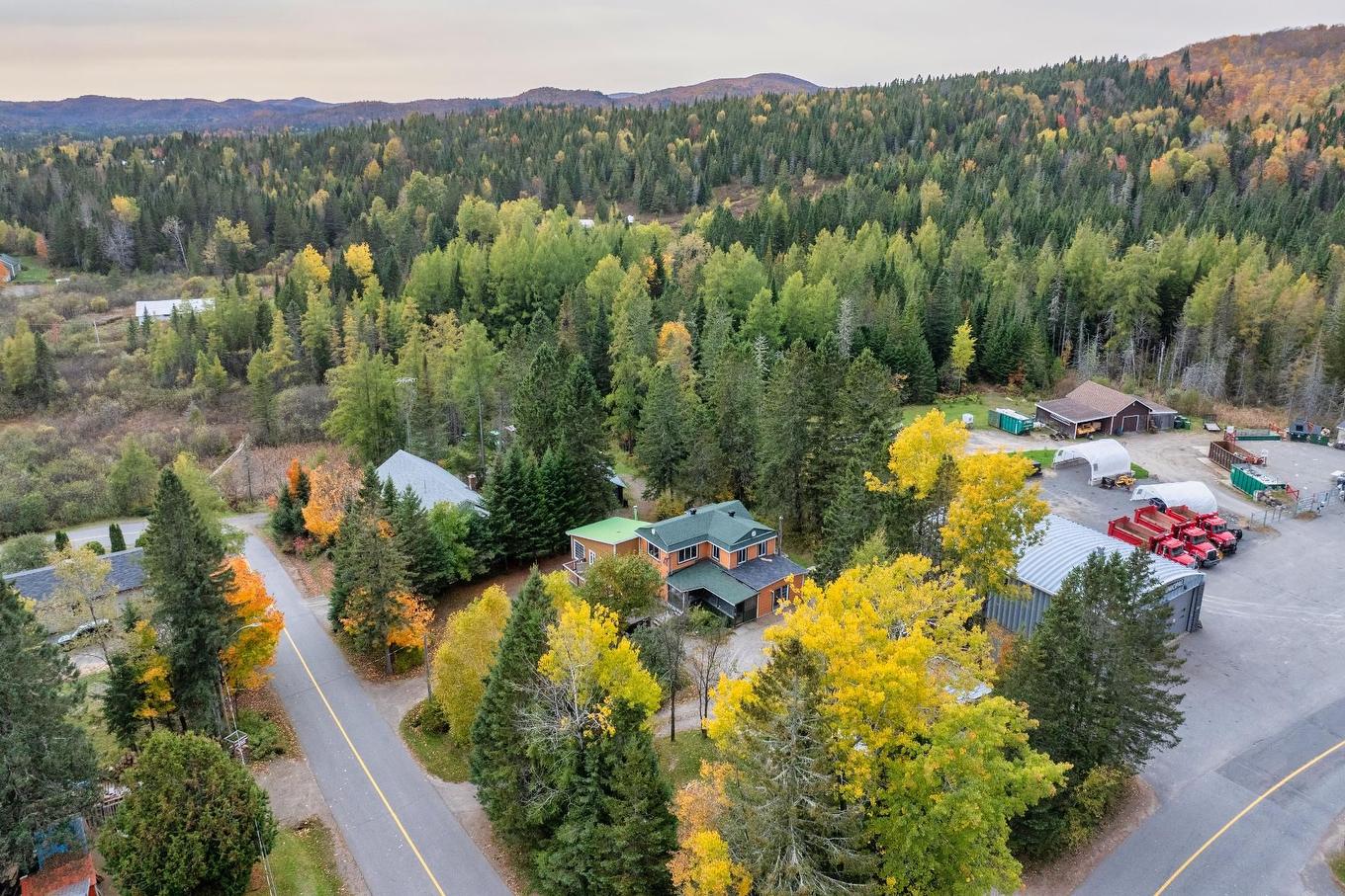 Aerial photo - 121 Crois. Des Trois-Lacs, Lantier, QC - Outdoor With View