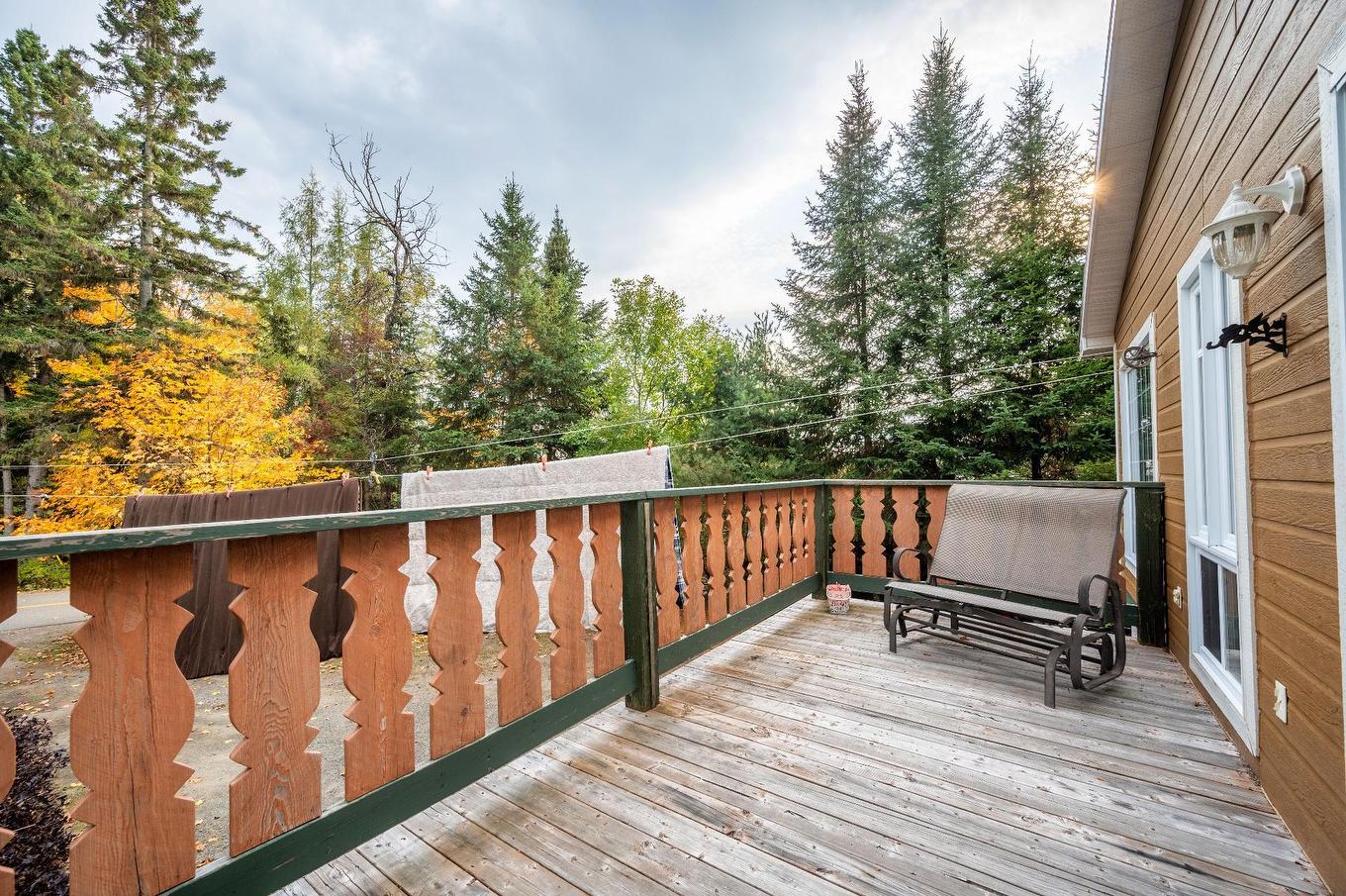 Balcony - 121 Crois. Des Trois-Lacs, Lantier, QC - Outdoor With Deck Patio Veranda