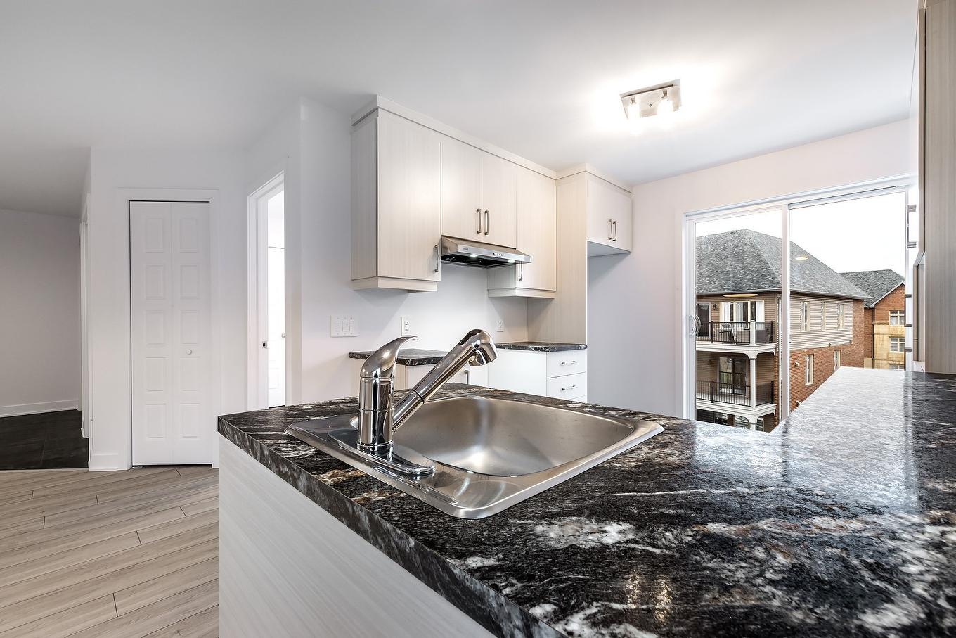 Kitchen - 7-6100 Rue De Lusa, Brossard, QC - Indoor Photo Showing Kitchen With Double Sink