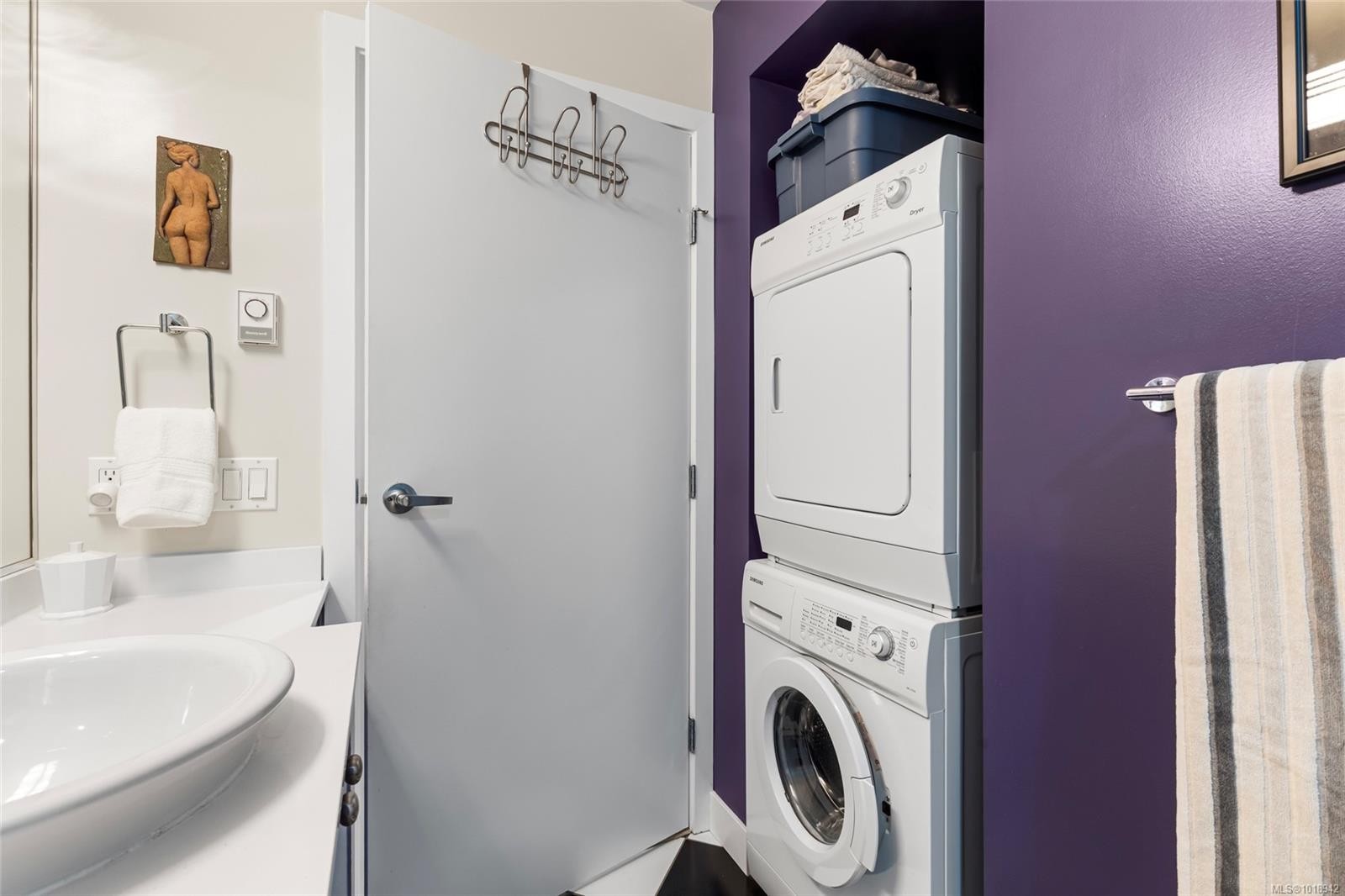 206-4040 Borden St, Saanich, BC - Indoor Photo Showing Laundry Room