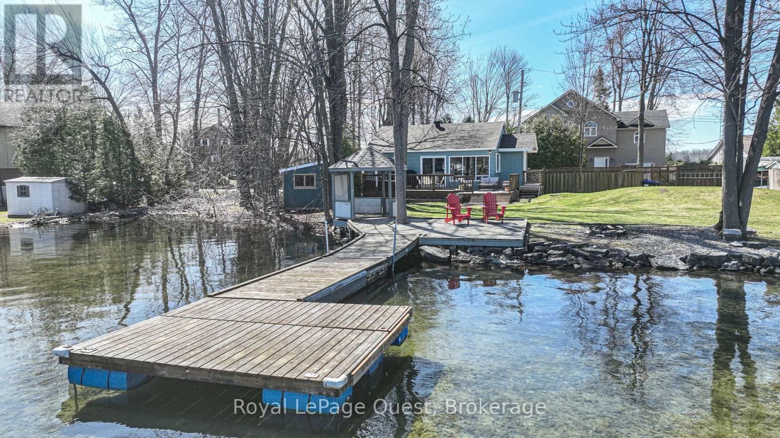 4304 Plum Point Road, Ramara, ON - Outdoor With Deck Patio Veranda