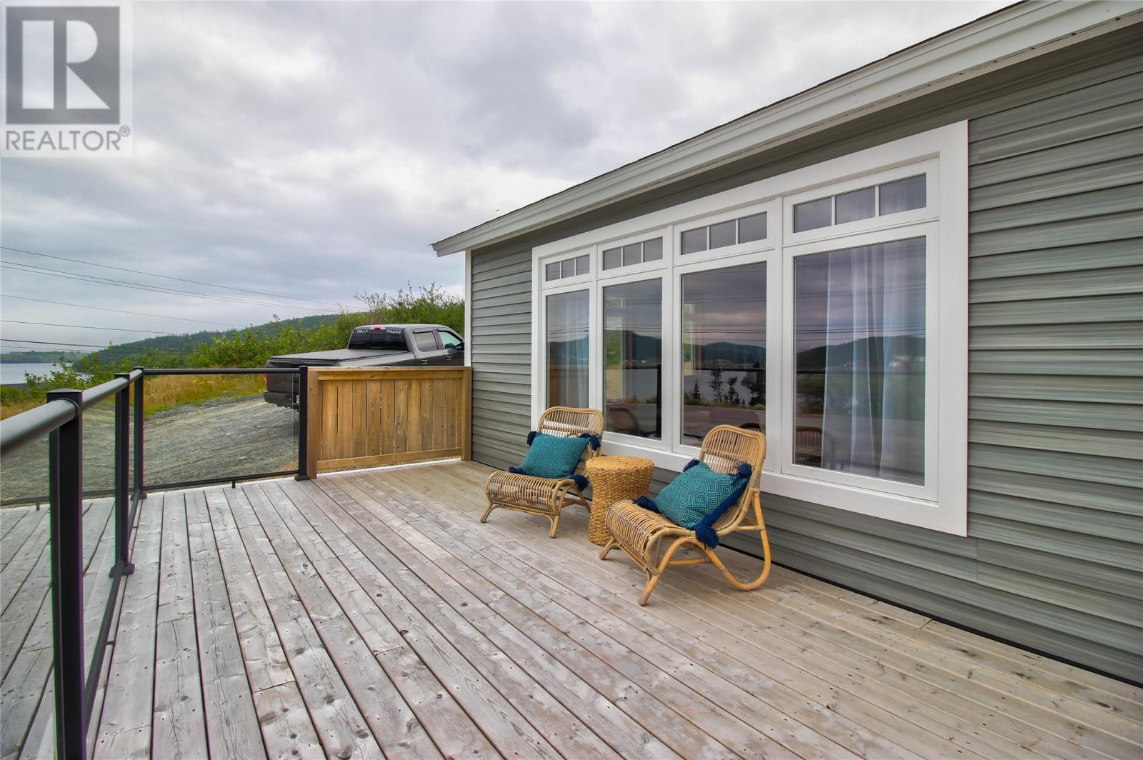 124 Route 239 Highway, Goose Cove, NL - Outdoor With Deck Patio Veranda With Exterior