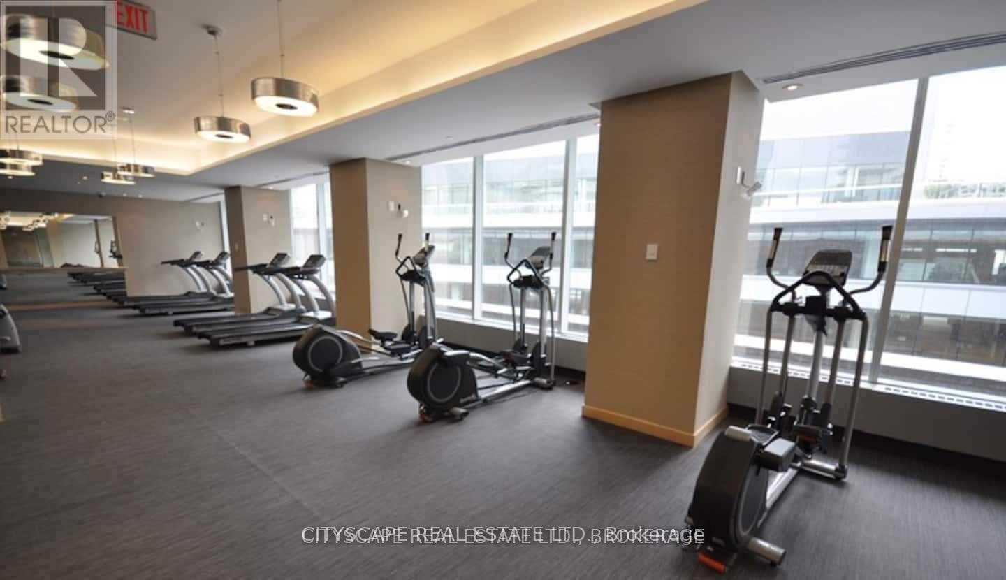 3110 - 55 Bremner Boulevard, Toronto, ON - Indoor Photo Showing Gym Room