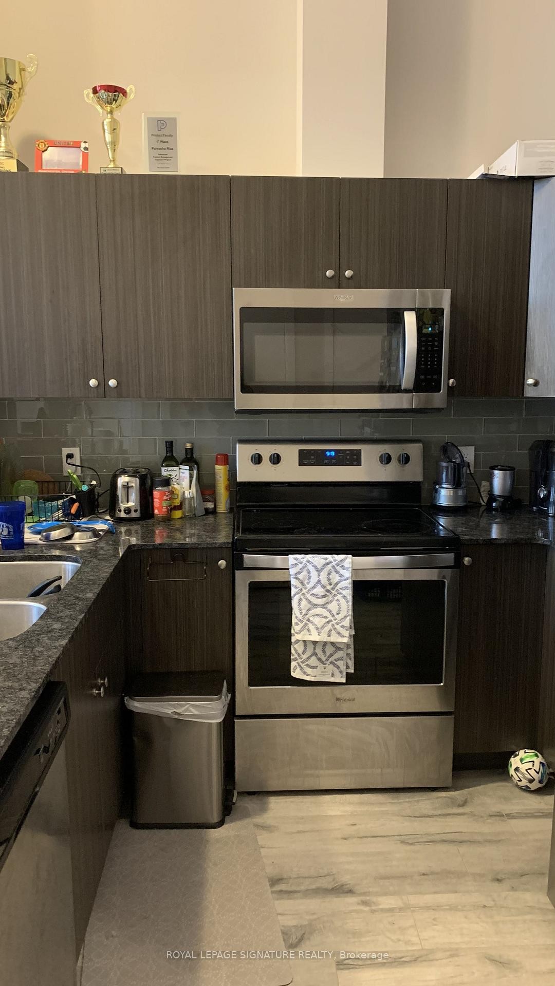 313-100 Garment Street S, Kitchener, ON - Indoor Photo Showing Kitchen With Double Sink