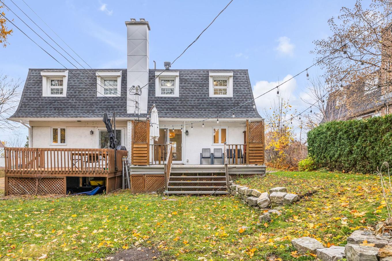 Back facade - 736 Rue De Sabrevois, Québec (Sainte-Foy/Sillery/Cap-Rouge), QC - Outdoor With Deck Patio Veranda