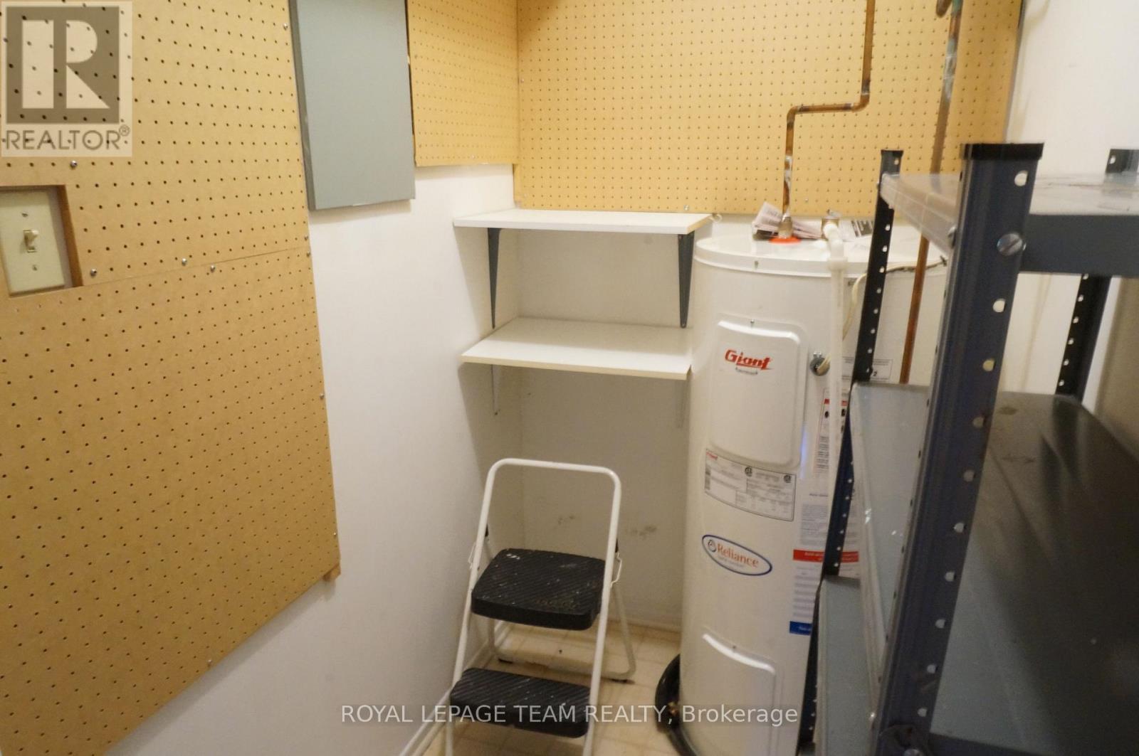 Storage space with water tank - 217 - 316 Lorry Greenberg Drive, Ottawa, ON - Indoor Photo Showing Basement