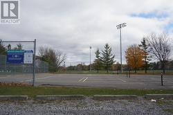 Public tennis courts and baseball diamond -