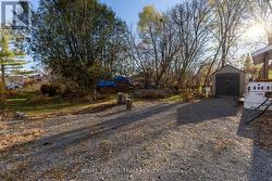 Storage sheds and raised gardens -