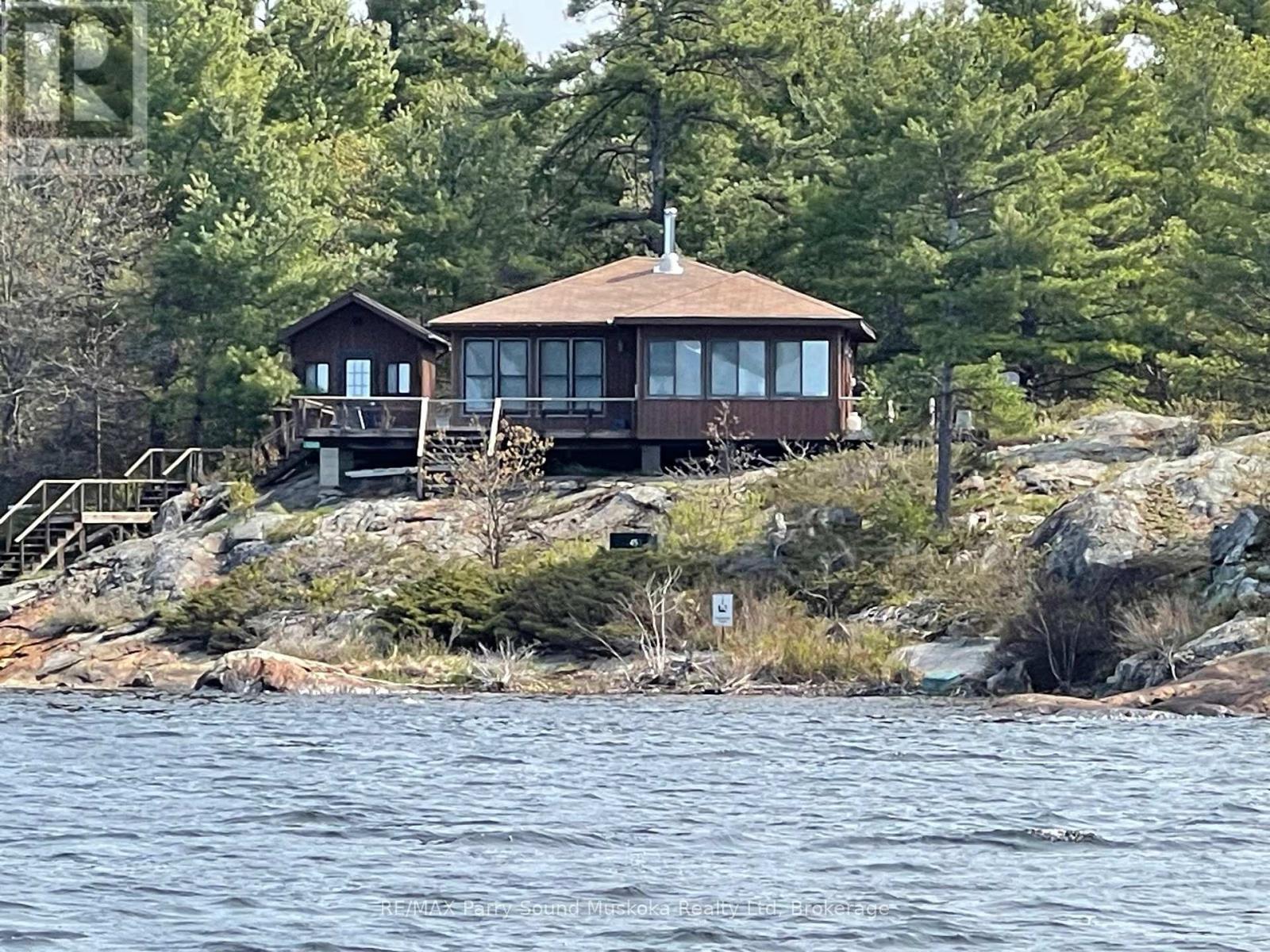 1260 Georgian Bay, The Archipelago (Archipelago North), ON - Outdoor With Body Of Water With Deck Patio Veranda