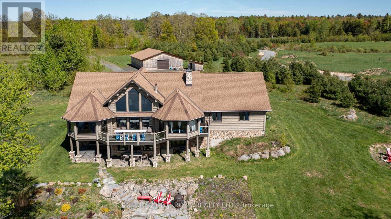 64 Mccords Road, Mckellar, ON - Outdoor With Deck Patio Veranda