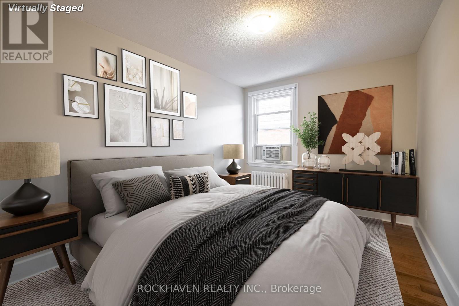 Virtually staged - 14 - 366 John Street S, Hamilton, ON - Indoor Photo Showing Bedroom